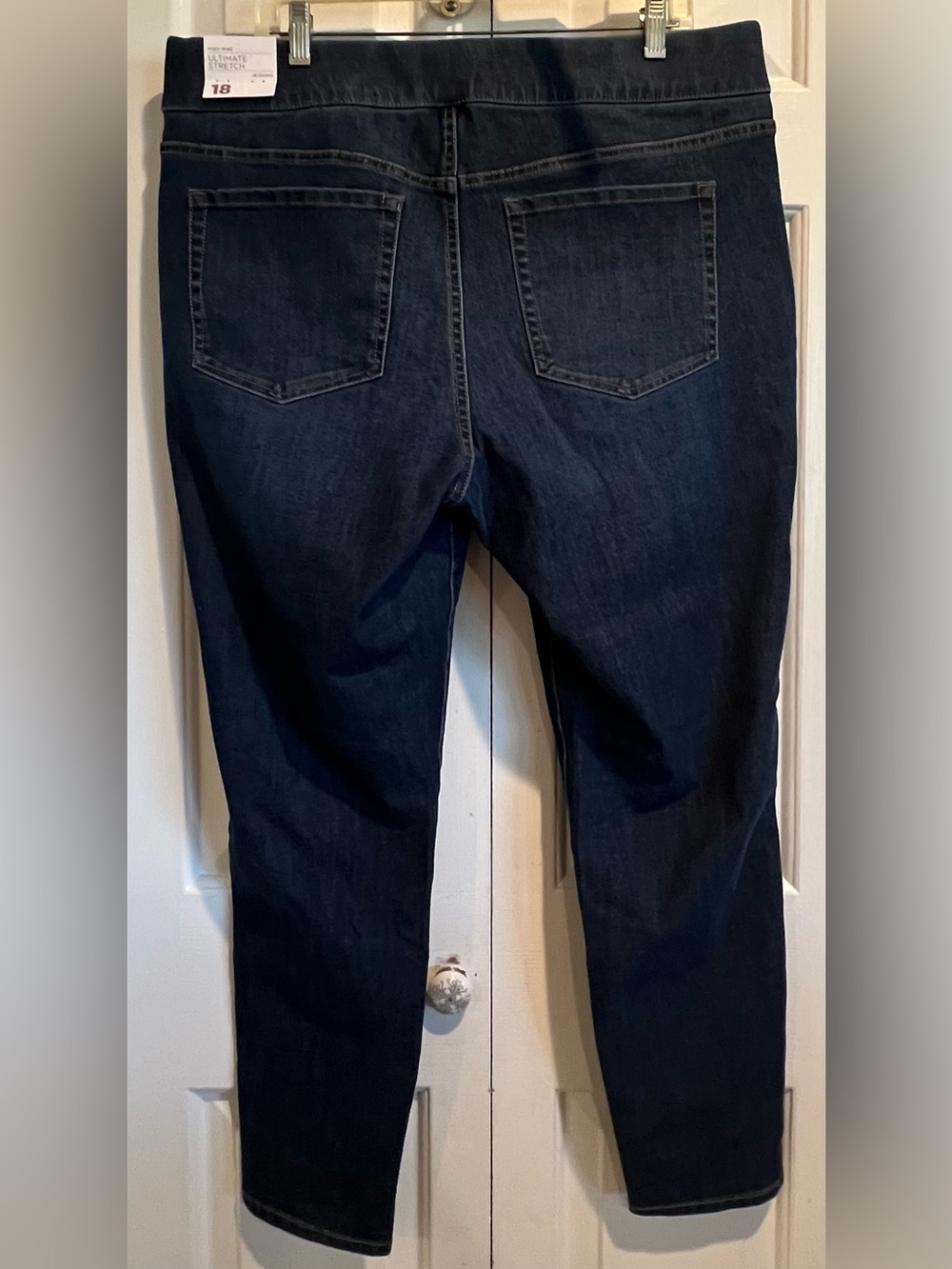 NWT⭐️Lane Bryant Dark Indigo, High Rise, Ultra Stretch Jeggings / Skinny Jeans - Picture 6 of 12